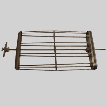 JAULA DE FILTRO OVALADA RJ 65 MM DE X 367 MM DE X 1292 MM L (2.56" X 14.44") DE X 50.88" L (Varillas, anillos y arandelas NO incluidos)