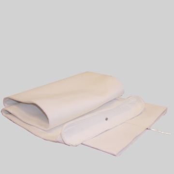 FILTRO TIPO BOLSA DE POLIÉSTER CHAMUSCADO RJ CON CABLE A TIERRA DE COBRE, 412,75 MM DE X 104,648 MM DE X 1981,2 MM L (16,25" X 4,12") x 78,00 L