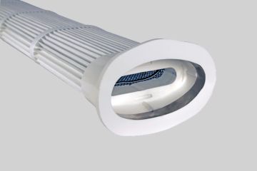 FILTRO DE BOLSA PLISADA DE CARGA SUPERIOR DE POLIÉSTER SPUNBOND RF HIDRÓFOBO/OLEÓFOBO HILADO A PRESIÓN DE 117 MM X 192 MM DE DIÁMETRO EXTERIOR X 553,7 MM DE LONGITUD (4,60" X 7,54") DE DIÁMETRO EXTERIOR X 21,80" DE LONGITUD